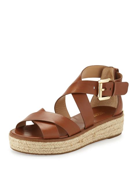 leather sandals michael kors.